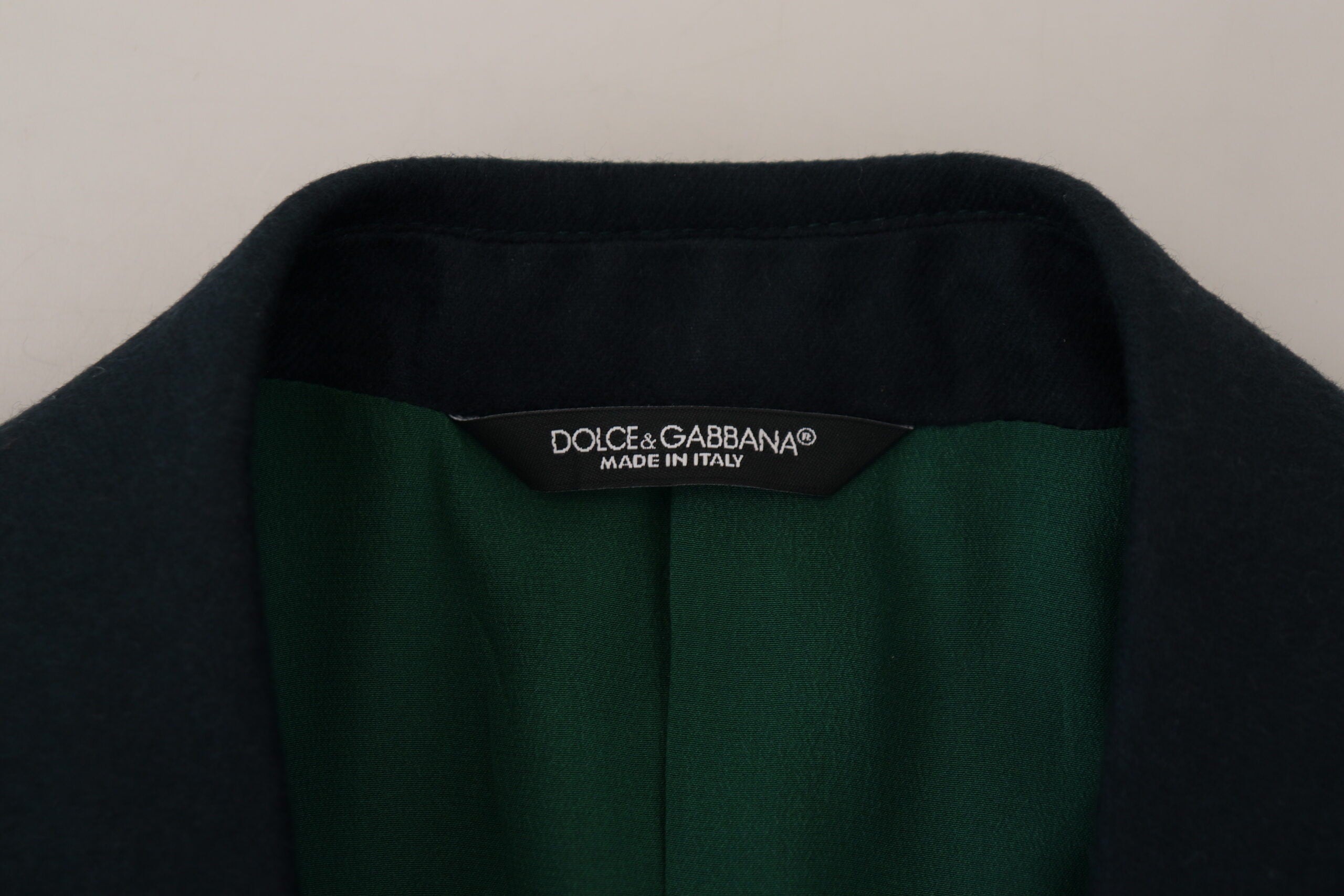 Dolce & Gabbana Elegant Cashmere-Silk Blend Blue Blazer