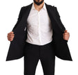 Dolce & Gabbana Elegant Black Two-Piece Wool Suit