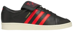 Willy Chavarria x Jabbar Low ‘Black Red’ 2025 Core Black Leather Street Sneaker