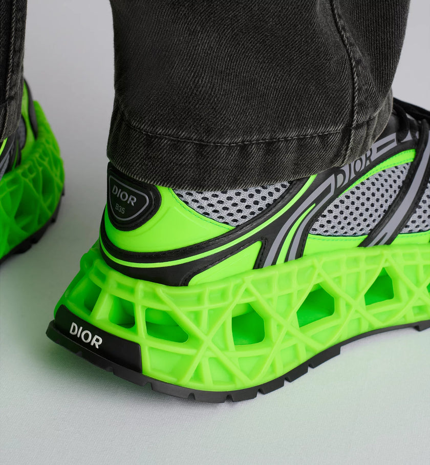 Dior B35 NXXT Sneaker – Limited and Numbered Edition in Neon Green & Black