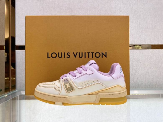 LV Low Cut Purple Pink #54 Sneakers for Women