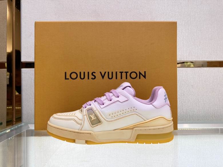LV Low Cut Purple Pink #54 Sneakers for Women