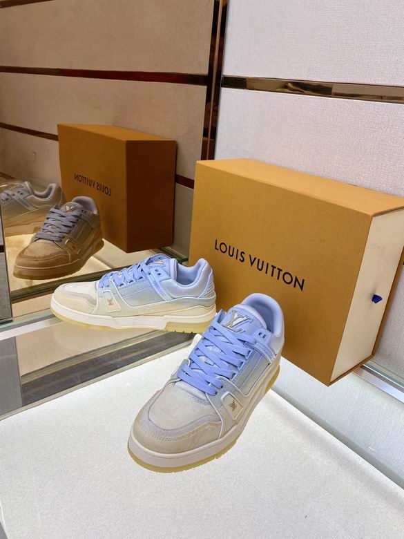 LV Low Cut Blue Sneakers for Women