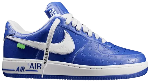 Louis Vuitton x Air Force 1 Low 'Team Royal' Friends & Family Sneakers for Unisex