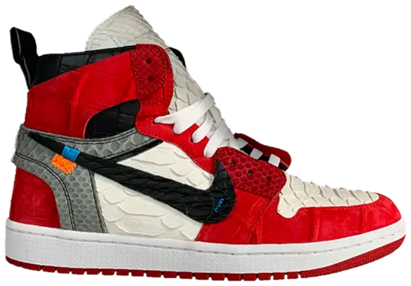 The Shoe Surgeon x Off-White x Air Jordan 1 High Retro Lux 'Chicago' for Unisex