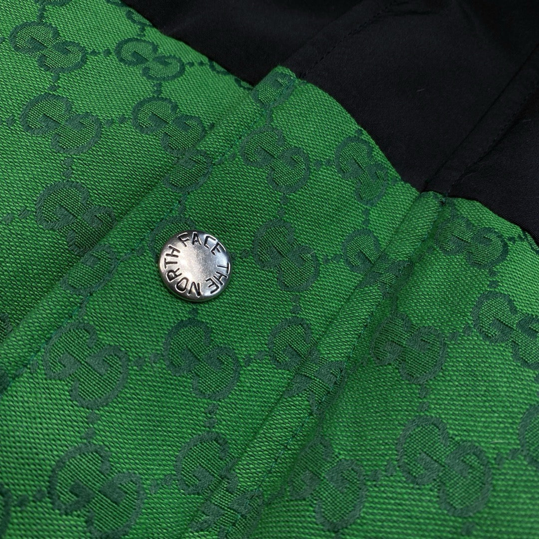 GUCCI X THE NORTH FACE Green Down Jacket