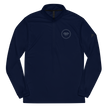 adidas x Genuine Authentic Brand Embroidered Logo Quarter zip pullover - Collegiate Navy / S - Collegiate Navy / M - Collegiate Navy / L - Collegiate Navy / XL - Collegiate Navy / 2XL - Collegiate Navy / 3XL - Collegiate Navy / 4XL