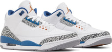 Air Jordan 3 Retro 'Washington Wizards' True Blue Sneakers for Men - GENUINE AUTHENTIC BRAND LLC