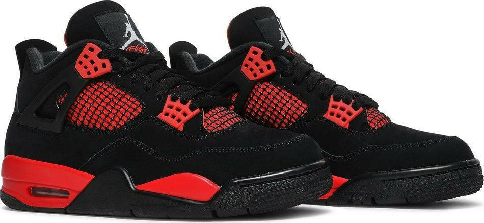 Air Jordan 4 Retro Red Thunder (2022) Sneakers for Men - GENUINE AUTHENTIC BRAND LLC