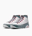 Air Jordan 9 White Cool Grey 'Fire Red' Sneakers for Men - GENUINE AUTHENTIC BRAND LLC