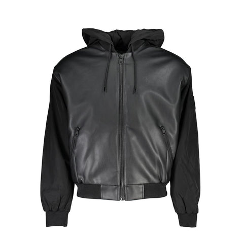Calvin Klein Black Polyethylene Jackets & Coat.