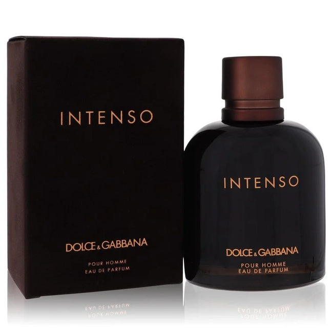 Dolce & Gabbana Intenso Cologne for Men – Deep Aromatic Woodsy Fragrance in Elegant Bottle