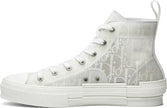 Dior B23 High Top 'Dior Oblique  'White' Sneakers for Unisex (Runs a size bigger) - GENUINE AUTHENTIC BRAND LLC
