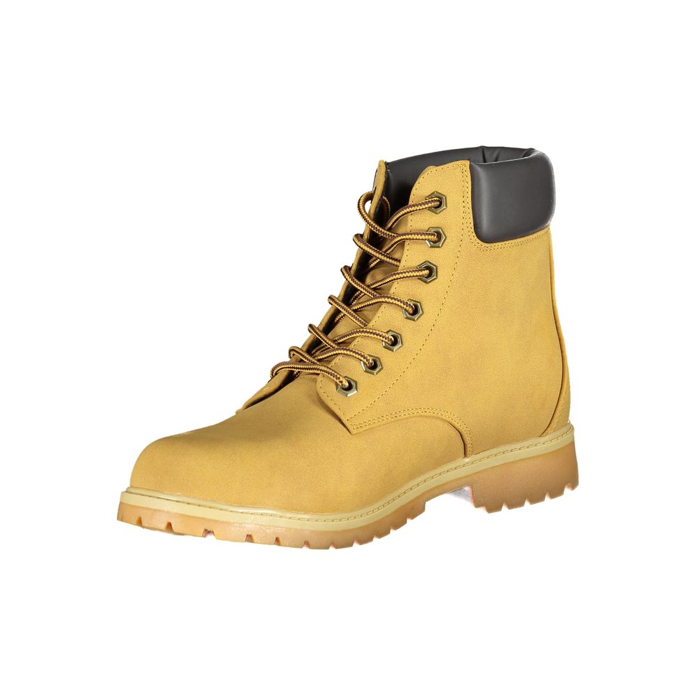 Fila Vibrant Yellow Contrast Lace-up Boots