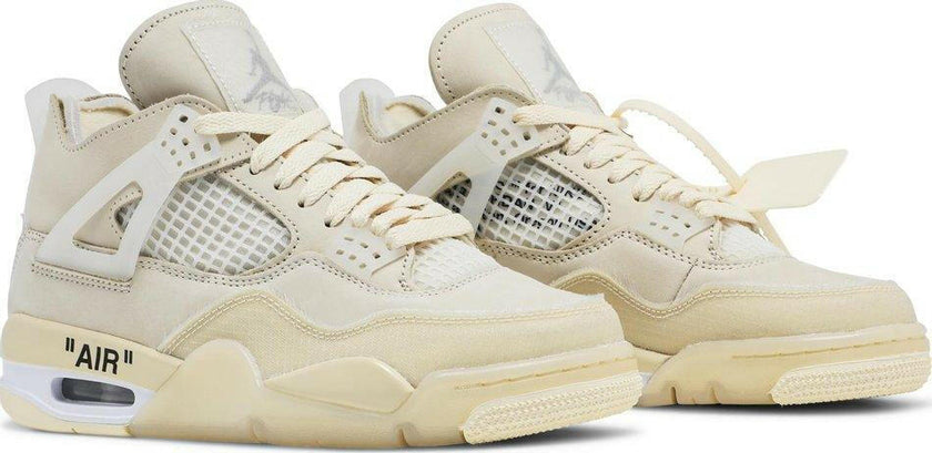 Off-White™ x Air Jordan 4 Retro Cream Sail (2020) Sneakers for Women - GENUINE AUTHENTIC BRAND LLC
