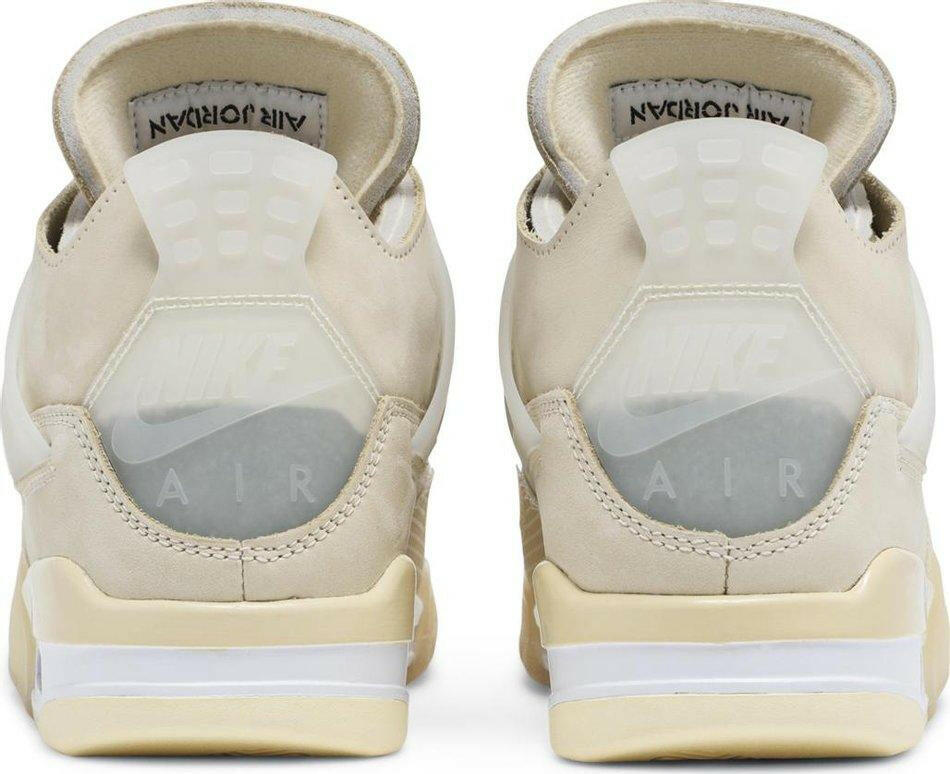 Off-White™ x Air Jordan 4 Retro Cream Sail (2020) Sneakers for Women - GENUINE AUTHENTIC BRAND LLC