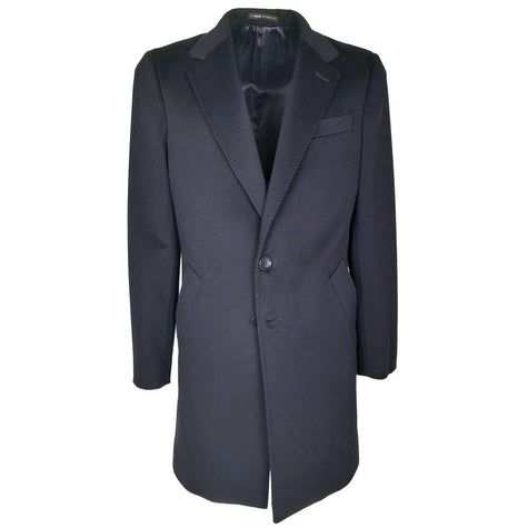 Made in Italy Blue Wool Vergine Jacket