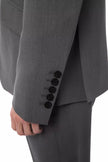 Billionaire Italian Couture Elegant Gray Wool Two-Button Designer Suit