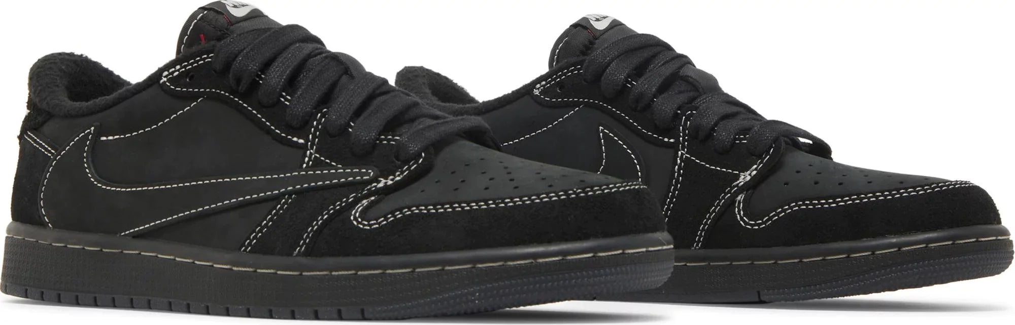 Travis Scott x Air Jordan 1 Low OG SP 'Black Phantom' Sneakers for Men - GENUINE AUTHENTIC BRAND LLC