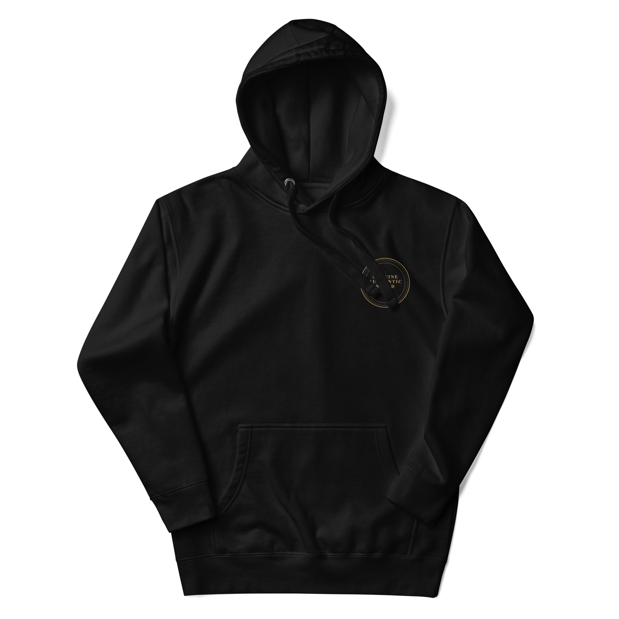 Genuine Authentic Brand Embroidered Left Logo Unisex Hoodie