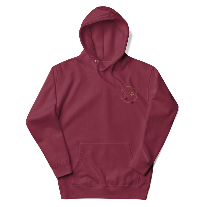 Genuine Authentic Brand Embroidered Left Logo Unisex Hoodie