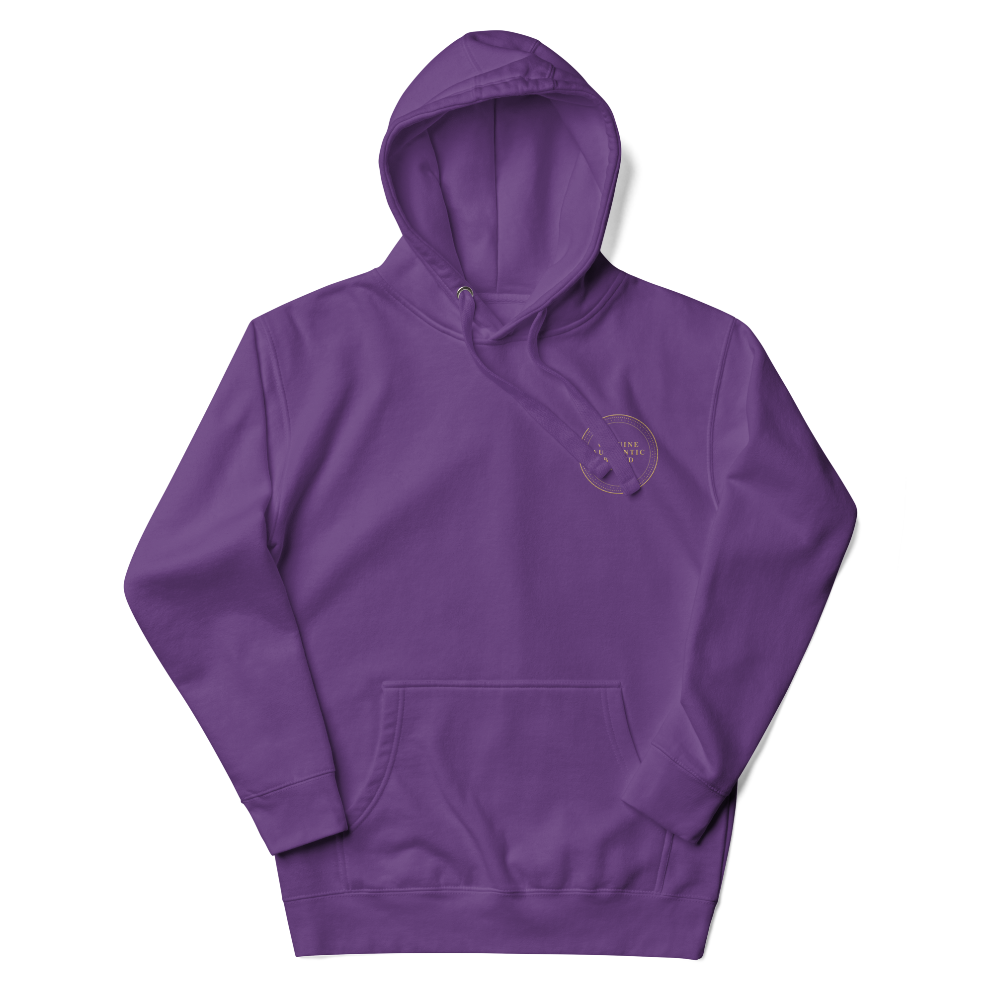 Genuine Authentic Brand Embroidered Left Logo Unisex Hoodie