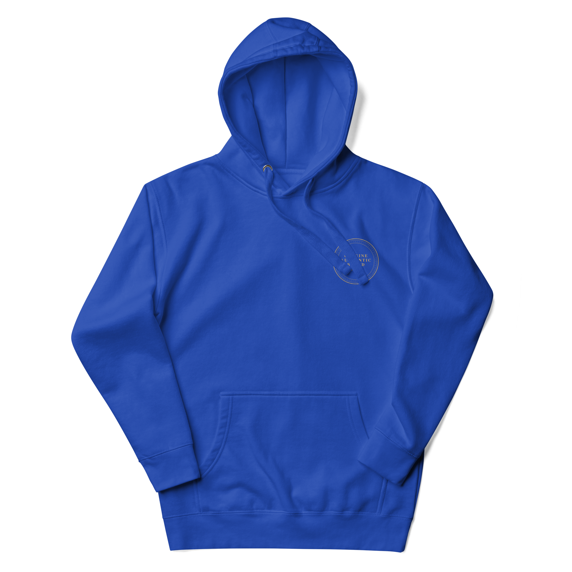 Genuine Authentic Brand Embroidered Left Logo Unisex Hoodie