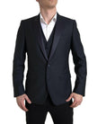 Dolce & Gabbana Blue 2 Piece Single Breasted MARTINI Suit - GENUINE AUTHENTIC BRAND LLC  