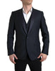 Dolce & Gabbana Blue 2 Piece Single Breasted MARTINI Suit - GENUINE AUTHENTIC BRAND LLC  