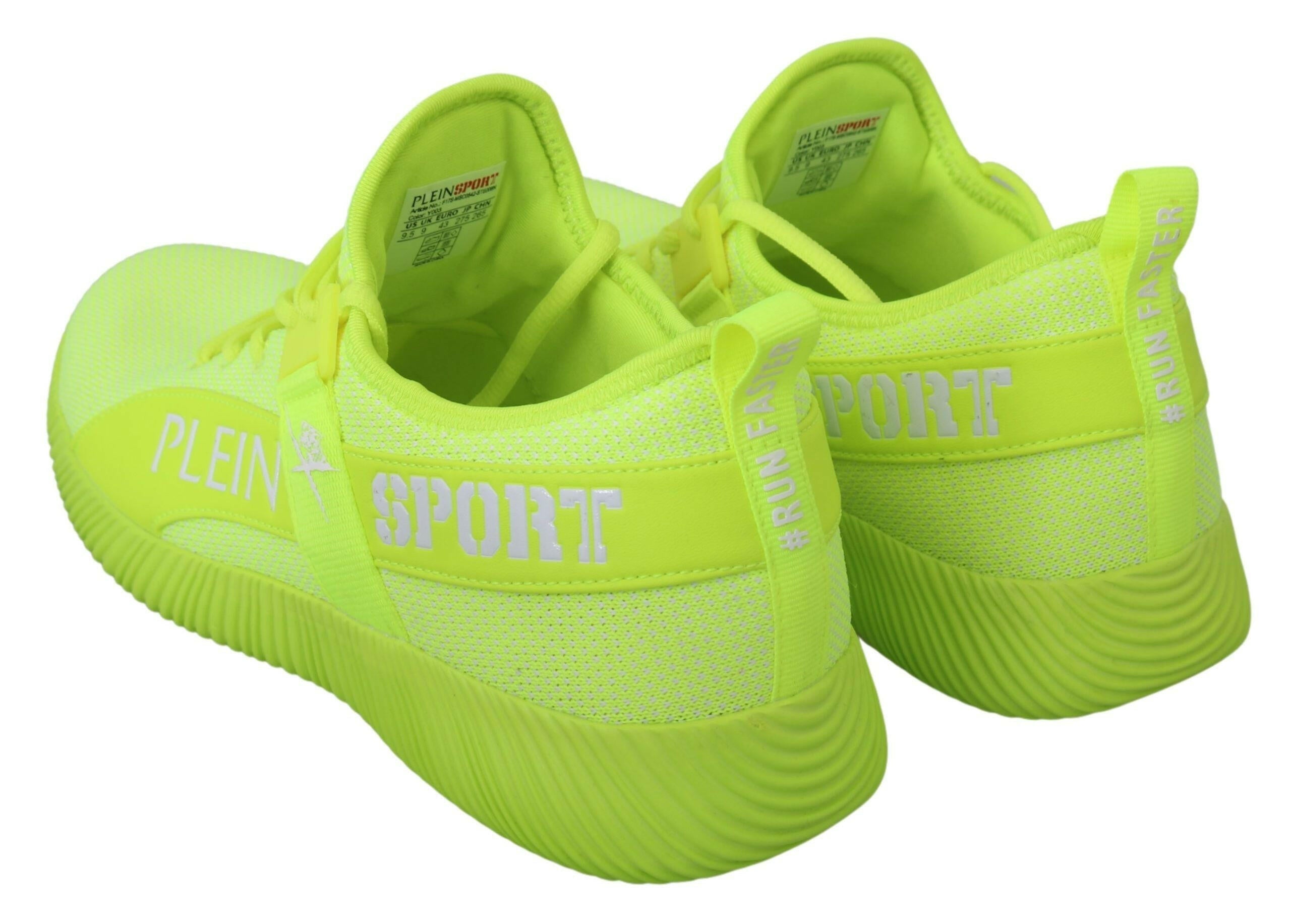Philipp Plein Green CARTER Logo Hi-Top Sneakers Shoes - GENUINE AUTHENTIC BRAND LLC  
