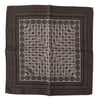 Dolce & Gabbana Brown Silk Pocket Square Handkerchief Scarf - GENUINE AUTHENTIC BRAND LLC  